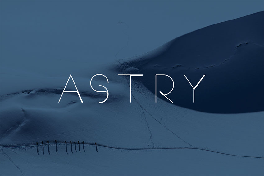 Astry - Free Monogram Fonts